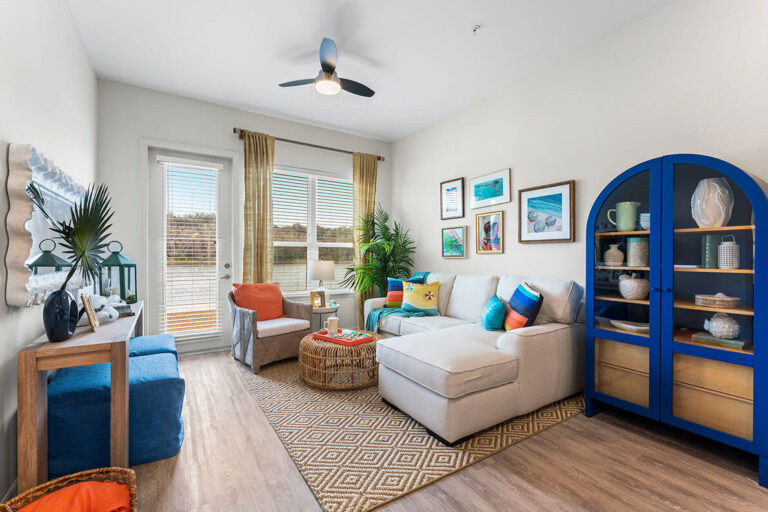 Reef Apartments - Living Space Interior